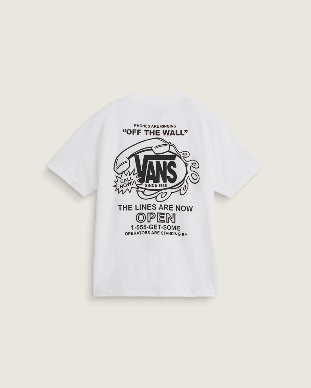Hot Lines T-Shirt in White | Vans on sale