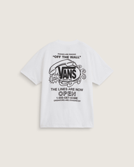 Hot Lines T-Shirt in White | Vans on sale