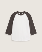 Standard Raglan T-Shirt in Faded Black / Egret White | Vans online