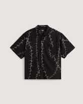 Van Doren Printed Camp Shirt in Black | Vans sale