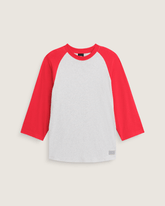 Standard Raglan T-Shirt in Crimson Haze Red / Ash Heather Grey | Vans sale