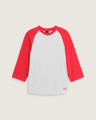Standard Raglan T-Shirt in Crimson Haze Red / Ash Heather Grey | Vans sale