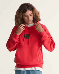 Stretch Logo Pullover Hoodie in Crimson Haze Red | Vans on sale