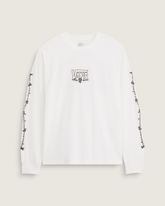 Rose and Thorns Long Sleeve T-Shirt in White | Vans outlet