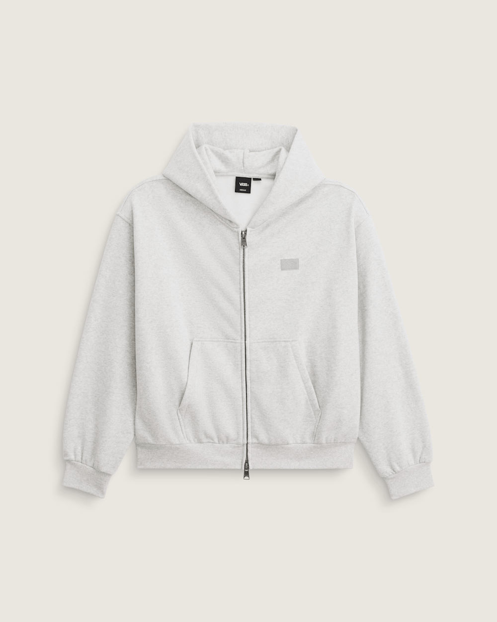 Premium Zip Hoodie in Ash Heather Grey | Vans on sale