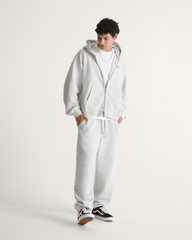 Premium Fleece Sweat Pants in Ash Heather Grey | Vans outlet