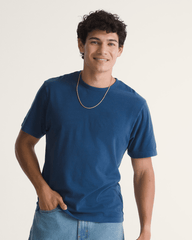Premium Shrunken T-Shirt in Deep Indigo Blue | Vans near me