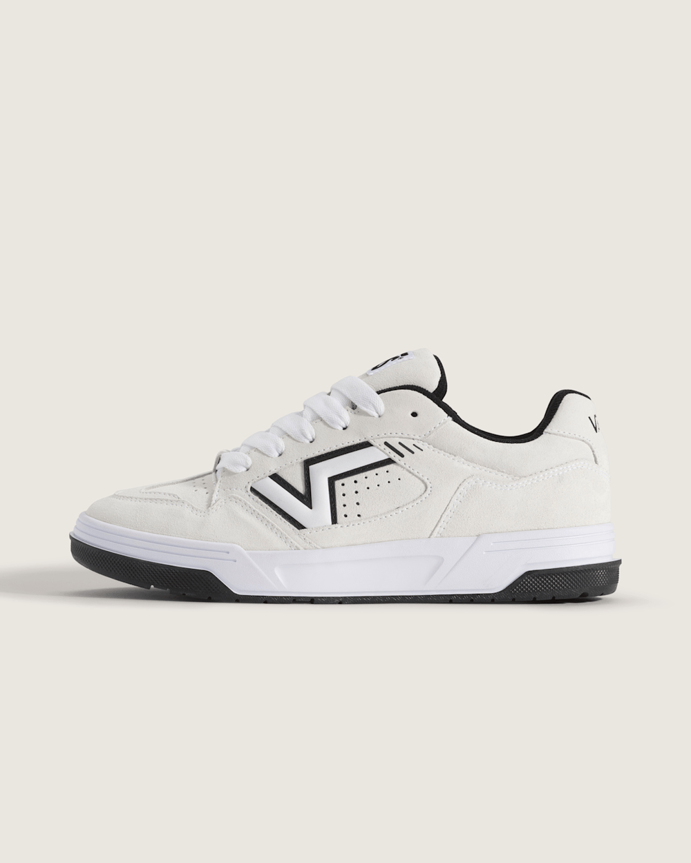 Upland Shoe in True White / Black | Vans near me