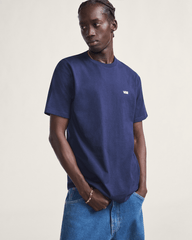 Left Chest Logo T-Shirt in Navy Blue | Vans near me