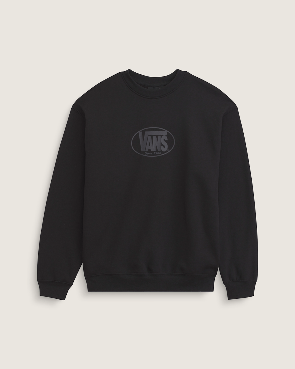 Classic Oval Crew Sweatshirt in Black | Vans discount