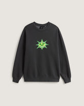 Star Checker Crew Sweatshirt in Black | Vans sale