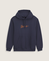 Scripted Vans Pullover Hoodie in Parisian Night Blue | Vans on sale