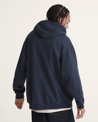 Scripted Vans Pullover Hoodie in Parisian Night Blue | Vans on sale