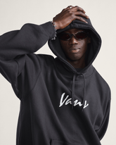 Scripted Vans Pullover Hoodie in Black | Vans near me