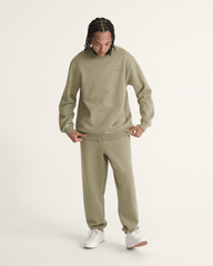 Vans 66 Crew Sweatshirt in Bay Leaf Green | Vans sale