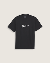 Classic Script T-Shirt in Black / White | Vans on sale