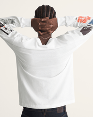 Stormcast Long Sleeve T-Shirt in Marshmallow White | Vans on sale