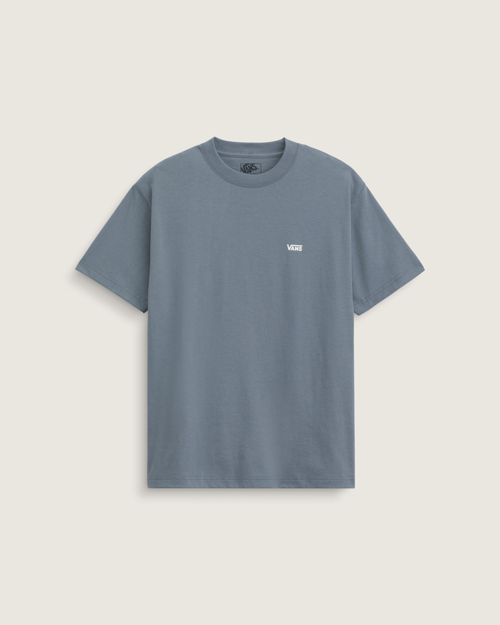 Left Chest Logo T-Shirt in Stormy Weather Blue | Vans outlet