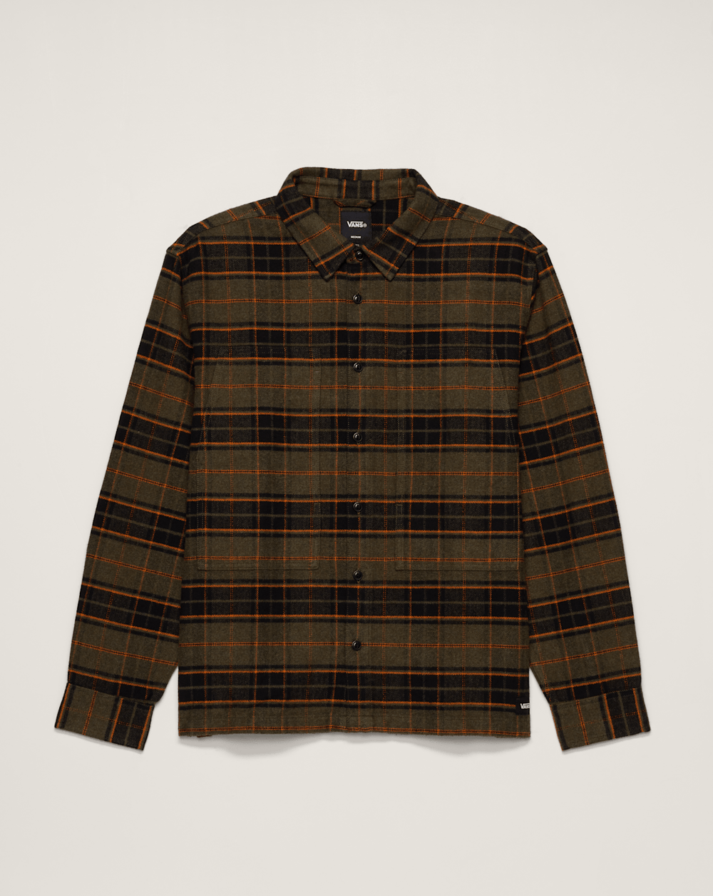 Premium Flannel Shirt in Grape Leaf Green | Vans on sale