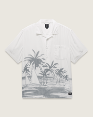 Creswell Woven Shirt in White / Grey | Vans discount
