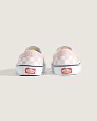 Big Kids Classic Slip-On Checkerboard Shoe in Checkerboard Sepia Rose | Vans sale