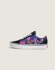 KPop Demon Hunters x Vans Big Kids Old Skool Shoe in Kpop Demon Hunters Black / Purple | Vans on sale