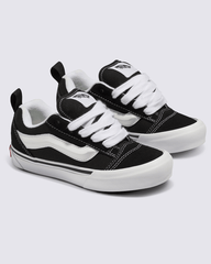 Little Kids Knu Skool Shoe in Black / True White | Vans near me