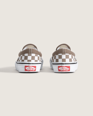 Little Kids Classic Slip-On Checkerboard Shoe in Checkerboard Walnut Brown | Vans sale