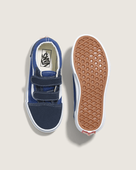 Kids Old Skool V Navy/True White Shoes | Vans outlet