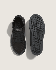 Little Kids Sk8-Hi Zip Checkerboard Shoe in Checkerboard Black / Black | Vans outlet