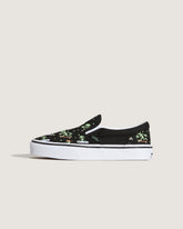 Little Kids Classic Slip-On Shoe in Black / Green | Vans discount