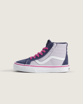 Little Kids Sk8-Hi Side Zip Shoe in Deep Twilight Blue / Lilac Mist | Vans discount