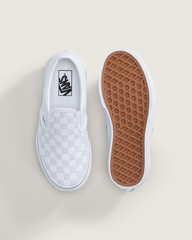 Little Kids Classic Slip-On Checkerboard Shoe in Checkerboard Silver Grey | Vans outlet