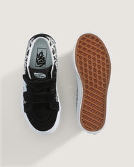 Little Kids Sk8-Mid V Shoe in Glitter Leopard Pastel Blue | Vans discount