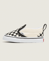Toddler Slip-On V Checkerboard Black/Whitee Shoes | Vans near me