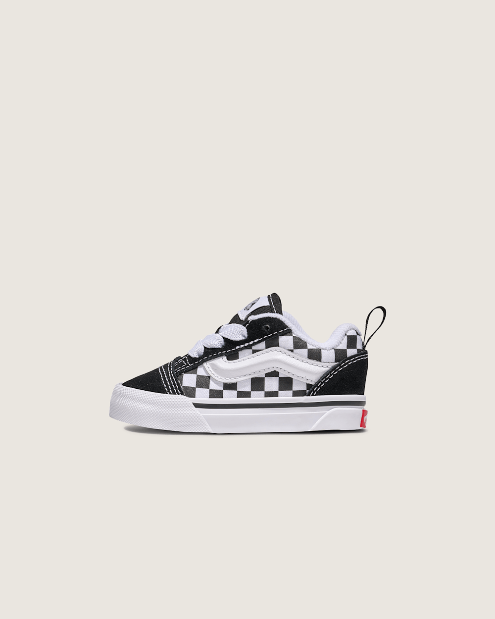 Toddler Knu Skool Checkerboard Shoe in Checkerboard Black / True White | Vans near me