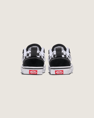Toddler Knu Skool Checkerboard Shoe in Checkerboard Black / True White | Vans near me