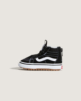 Toddler Sk8-Hi Zip Water Resistant Shoe in Black / White | Vans discount