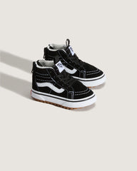 Toddler Sk8-Hi Zip Water Resistant Shoe in Black / White | Vans discount