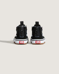 Toddler Sk8-Hi Zip Water Resistant Shoe in Black / White | Vans discount