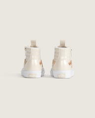 Toddler SK8-Hi Side Zip Shoe in Dazzled Turtledove White | Vans on sale