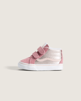 Toddler Sk8-Mid Reissue V Shoe in Metallic Pop Pink | Vans online