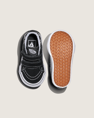 Toddler Sk8-Mid Reissue V Skeletons Shoe in Black | Vans on sale