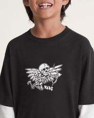 Kids Love Struck Thermal Twofer in Black | Vans outlet
