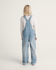 Kids Sirelle Denim Overalls in Stonewash Blue | Vans outlet