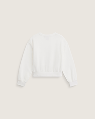 Kids Flow Field Crew Sweatshirt in Marshmallow White | Vans discount