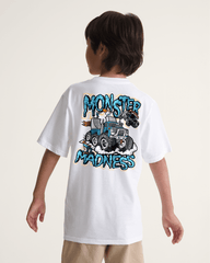 Kids Monster Madness T-Shirt in White | Vans near me