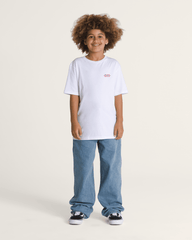 Kids Huck Fin T-Shirt in White | Vans on sale