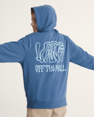 Kids Rippled Zip Hoodie in True Navy Blue | Vans near me