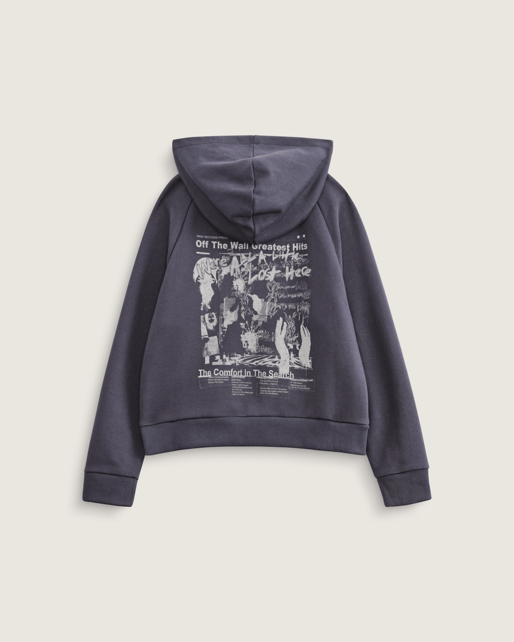 Kids Greatest Hits Zip Hoodie in Asphalt Grey | Vans discount
